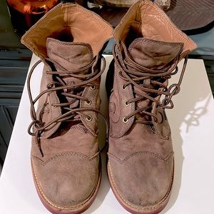 Men’s John Fluevog,leather boots w Angel Soles.